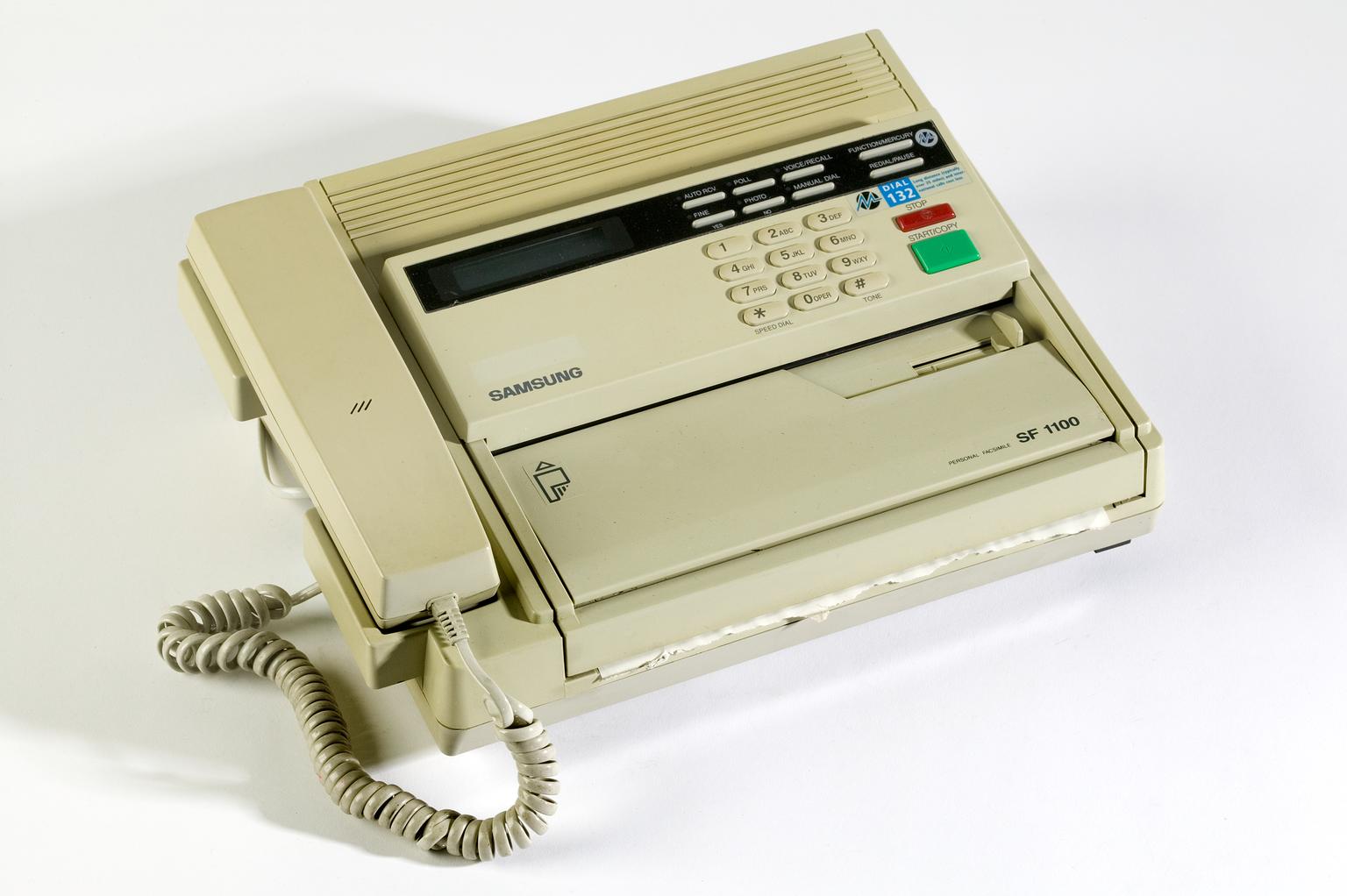 Model SF 1100 fax machine (facsimile machine)